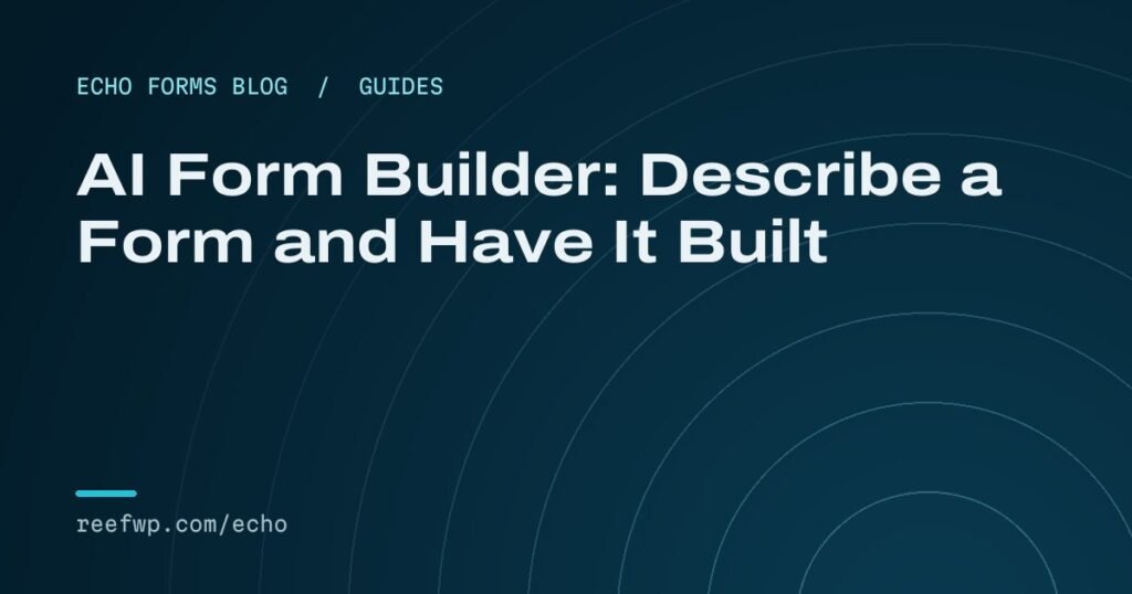 Ai form builder