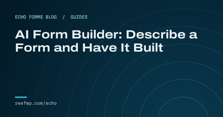 Ai form builder