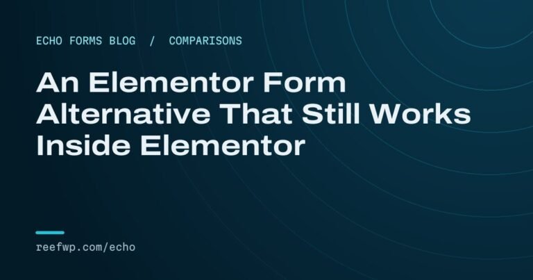 Elementor form alternative