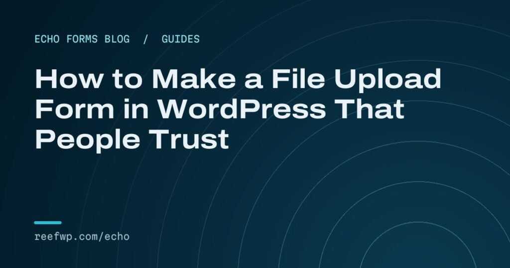 File upload form wordpress