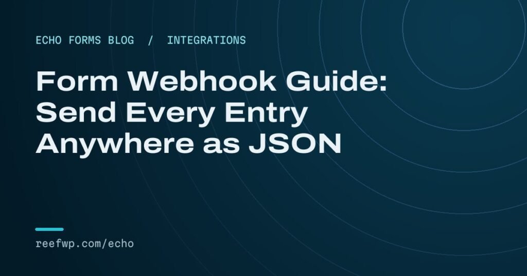 Form webhook guide