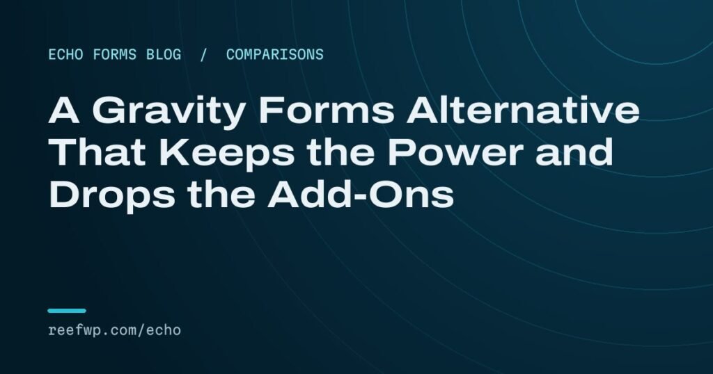 Gravity forms alternative