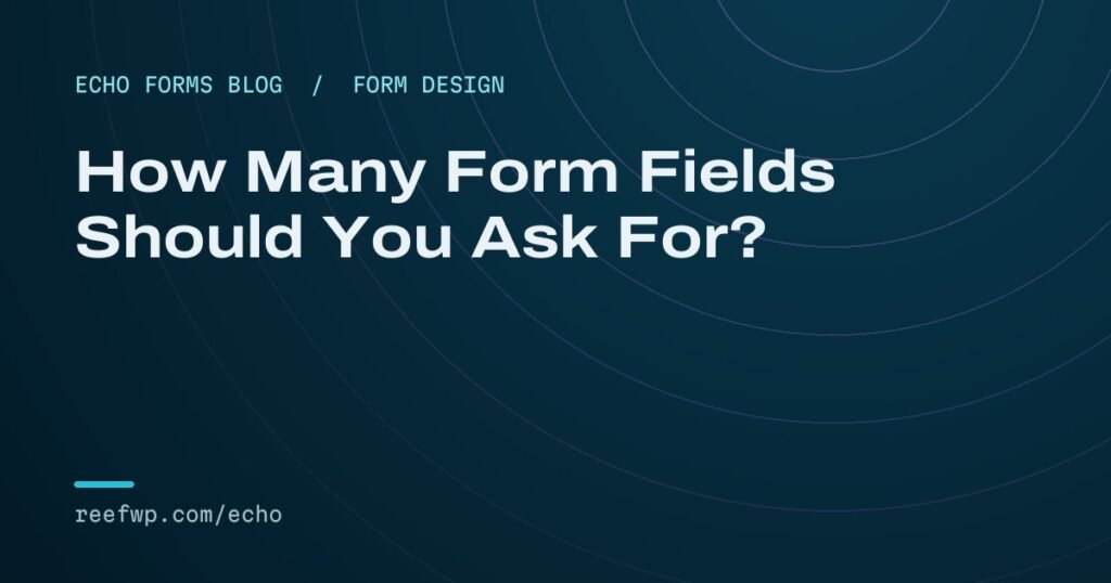 How many form fields