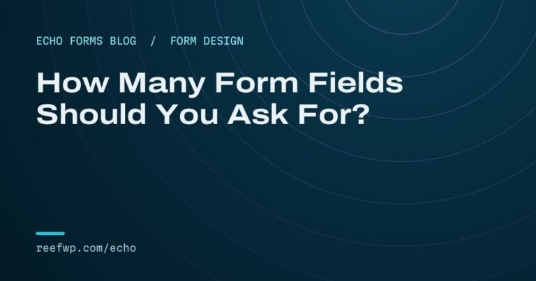 How many form fields