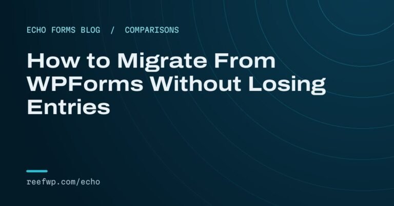 Migrate from wpforms