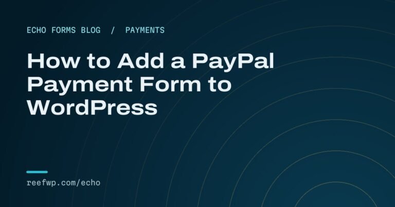 Paypal payment form wordpress